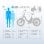 Velo electrique pliant Touroll S2 Pro 720 Wh Bleu