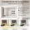 Specchio da bagno Naspaluro LED 80x60 antivapore 3 colori touch