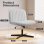 Chaise coque design Naspaluro velours gris reglable