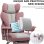 Silla Gaming GTPLAYER Ergonómica con Reposapiés Tela Rosa