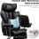 Silla Gaming GTPLAYER Cueropu Ergonómica con Reposapiés Telescópico Negro