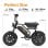 Bicicleta Eléctrica Urlife T16 250W 48V Todoterreno 16"