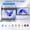 Monitor PC Siaviala P6 14" FullHD IPS Doppio Schermo Portatile Type-C HDMI