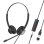 Tellur Voice 420 kabelgebundene Kopfhörer USB-C und 3,5 mm Klinke für Anrufe schwarz