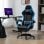Sedia Gaming Welltin PU Leather Reclinabile 135°