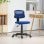 Sedia Ufficio Welltin T1008 senza braccioli Rete blu