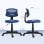 Sedia Ufficio Welltin T1008 senza braccioli Rete blu