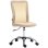 Silla de Escritorio Giratoria Welltin Sin Brazos Malla Beige Altura Ajustable 100kg