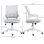Silla de escritorio Welltin malla giratoria altura ajustable soporte lumbar gris
