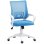 Silla de Escritorio Ergonómica Welltin Malla Transpirable Azul Claro 120 kg