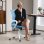 Silla de Escritorio Ergonómica Welltin Malla Transpirable Azul Claro 120 kg