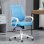 Silla de Escritorio Ergonómica Welltin Malla Transpirable Azul Claro 120 kg