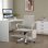Silla escritorio giratoria Welltin beige ergonómica basculante altura ajustable