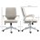 Silla escritorio giratoria Welltin beige ergonómica basculante altura ajustable