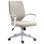 Silla escritorio giratoria Welltin beige ergonómica basculante altura ajustable