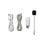 Auriculares Krom Phase Wireless Bluetooth 5.3 Gaming Branco com Microfone