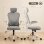 Silla de oficina Welltin 921-796V00GY ergonómica malla gris soporte lumbar