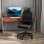 Cadeira de escritorio Welltin 921-672V00BK Malha Ergonomica Reposacabezas Ajustavel