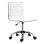 Cadeira de Escritorio sem Bracos Welltin T1008 Branco Ajustavel 360deg