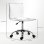 Cadeira de Escritorio sem Bracos Welltin T1008 Branco Ajustavel 360deg