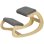 Cadeira Ergonómica Welltin 921-789V00GY Madeira Bétula 120kg Baloiço