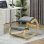 Cadeira Ergonómica Welltin 921-789V00GY Madeira Bétula 120kg Baloiço