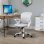 Silla Oficina Ergonómica Welltin 921-528GY Malla Transpirable Gris