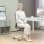 Silla de Oficina Welltin Gris Ajustable Lino Sintético 120 kg