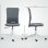 Silla de Oficina Welltin Gris Ajustable Lino Sintético 120 kg