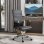 Silla de Escritorio Ergonómica Welltin Cuero Sintético 120kg Altura Ajustable y Basculante