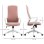 Silla de Oficina Welltin Rosa Giratoria Respaldo Alto Basculante 120 kg