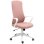 Silla de Oficina Welltin Rosa Giratoria Respaldo Alto Basculante 120 kg