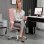 Silla de Oficina Welltin Rosa Giratoria Respaldo Alto Basculante 120 kg