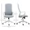 Chaise de bureau Welltin 921-637V00LG Gris réglable 120kg