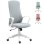 Chaise de bureau Welltin 921-637V00LG Gris réglable 120kg