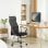 Silla de oficina Welltin A2-0093 ergonómica giratoria respaldo curvo malla transpirable