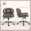 Silla de Oficina Welltin Asiento Ancho 62 cm Altura Ajustable Gris