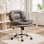 Silla de Oficina Welltin Asiento Ancho 62 cm Altura Ajustable Gris