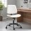 Chaise de bureau ergonomique Welltin T1008 blanc vintage
