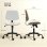 Chaise de bureau ergonomique Welltin T1008 blanc vintage