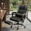 Silla Oficina Welltin Reclinable 130° Masaje 6 Puntos Repoapiés Negro