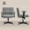 BueroStuhl ohne Rollen Welltin T1008-01-05666 Grosser Sitz
