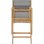 Chaise pliante NO NAME Eden Textilene Gris FSC Acacia
