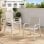 Cadeira de exterior VIANEA Aluminium branco Textilene duplo