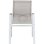 Cadeira de exterior VIANEA Aluminium branco Textilene duplo
