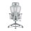 Chaise Alpha Gamer Luna Grey Malha Respirante