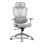 Chaise Alpha Gamer Luna Grey Malha Respirante