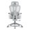 Chaise Alpha Gamer Luna Grey Malha Respirante