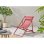 Tumbona reclinable Sabaideco Paros Terracota Textilene Exterior Plegable