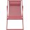 Tumbona reclinable Sabaideco Paros Terracota Textilene Exterior Plegable